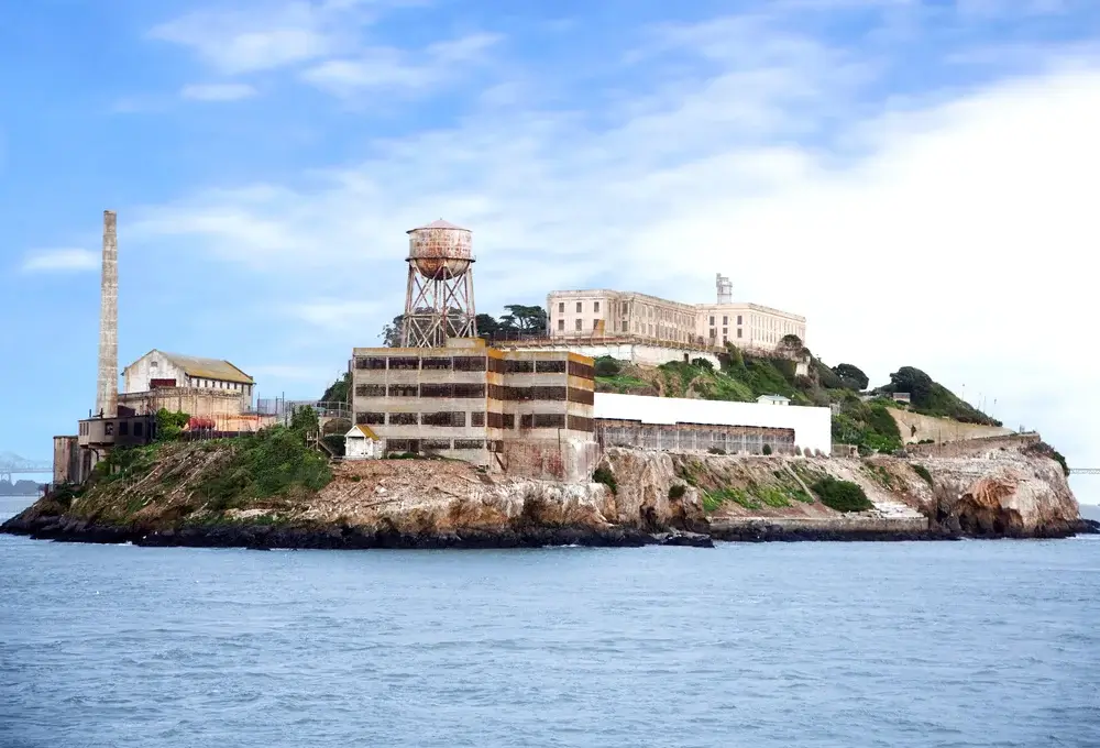 Alcatraz Island in San Francisco, California, USA